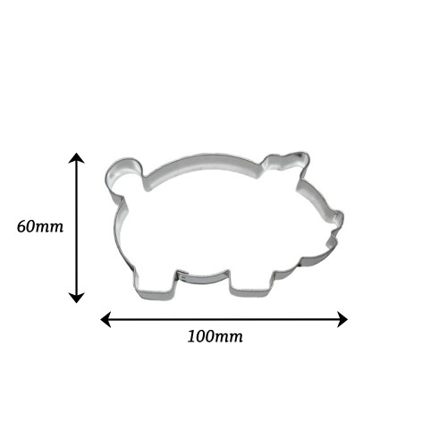 Gingerbread cookie cutter - Pig