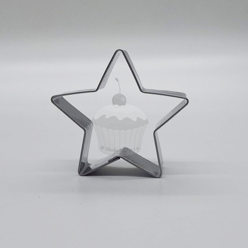 Stainless steel cutter - 5-pointed star - 6cm