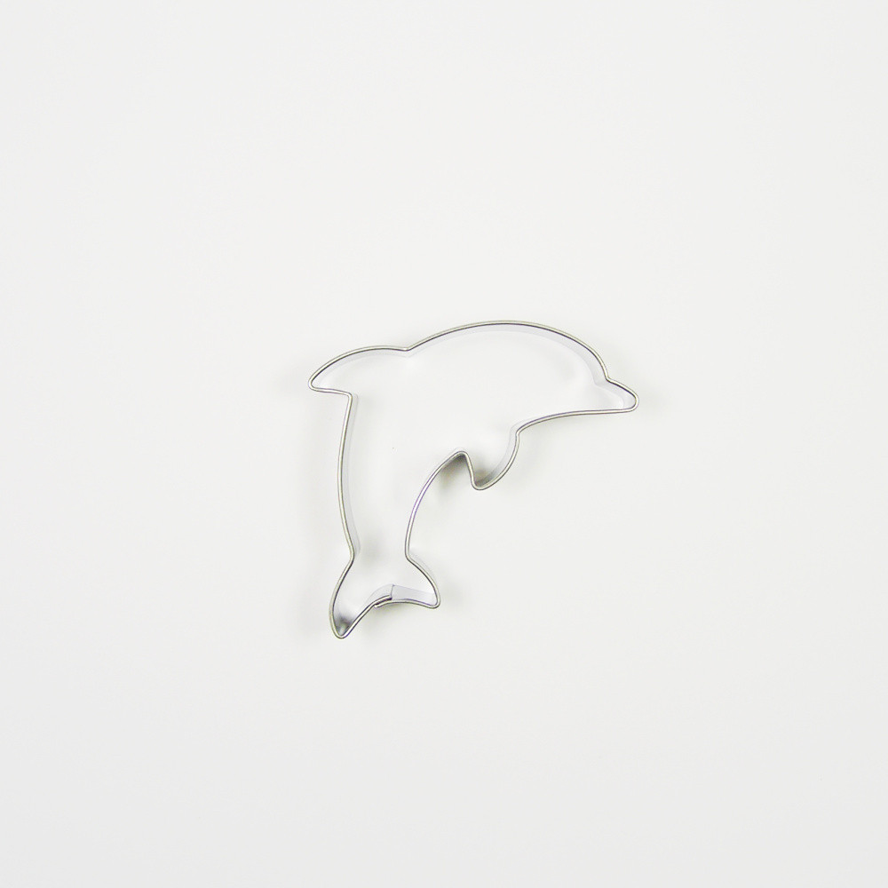 Stainless steel cookie cutter - dolphin II.