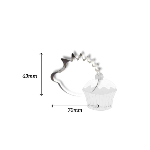 Cookie cutter - Hedgehog - 7cm