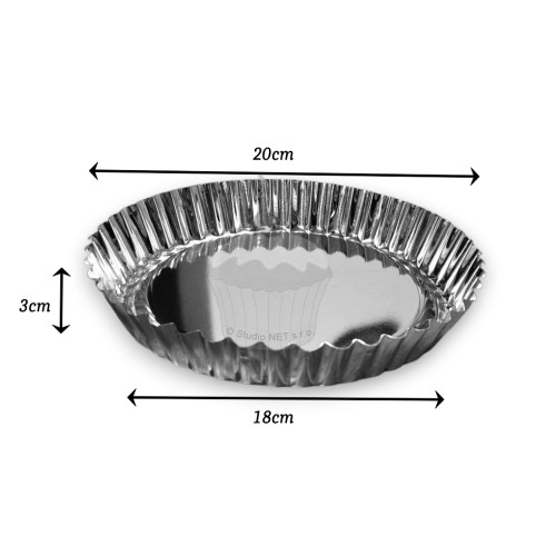 Forma na koláč 20cm - 1 kus.