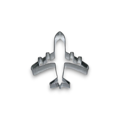 Stainless steel cookie cutter - airliner