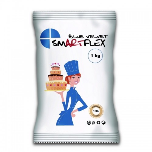 DISCOUNT: Smartflex Blue velvet vanilla 1kg - fondant