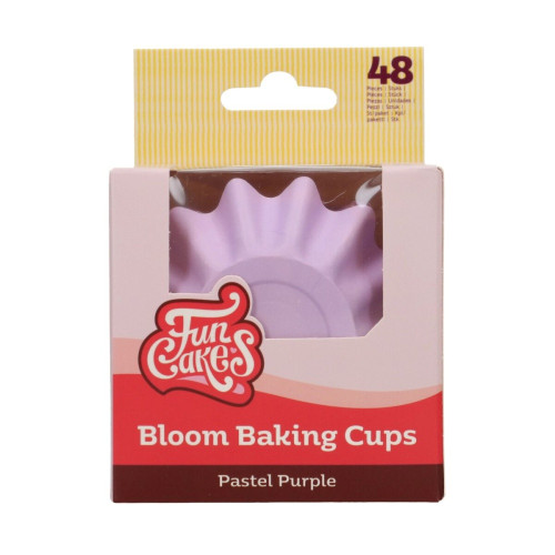 FunCakes Baking Cups massiv - pastelllila - 48 Stk