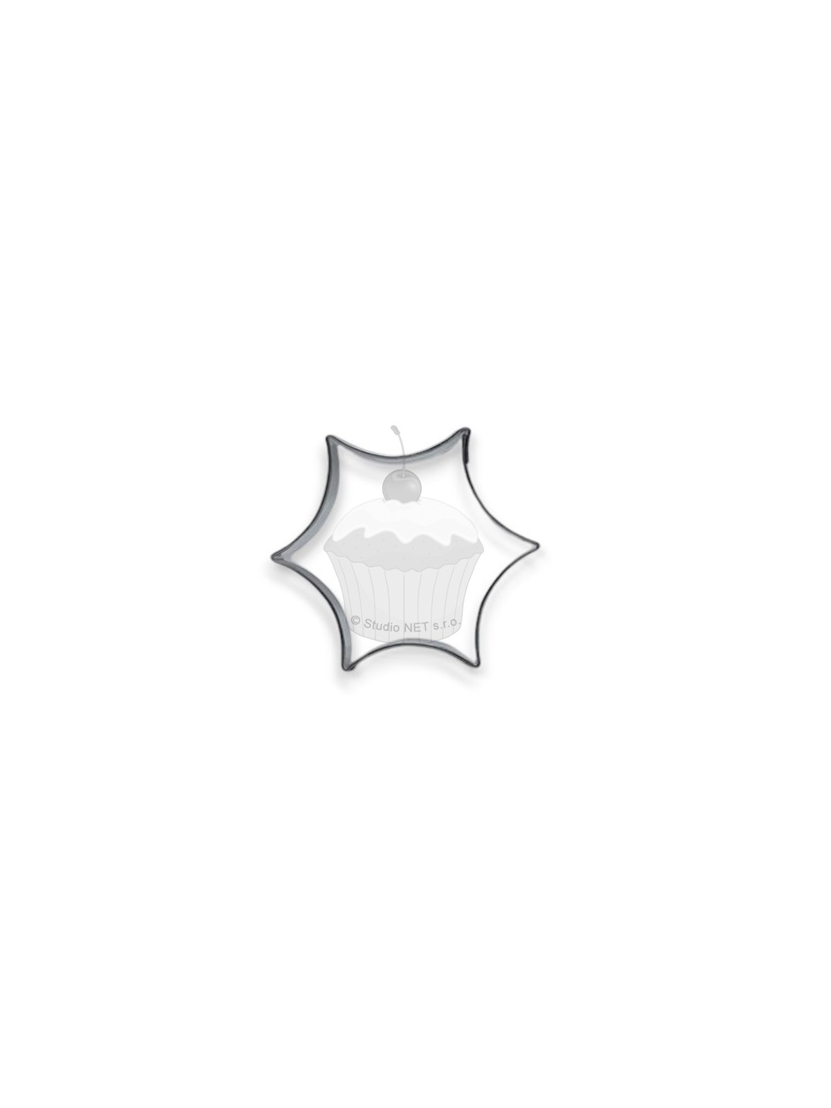 Cookie Cutter - Round Star 5,5cm