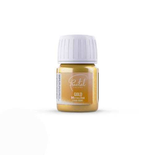 Flüssige Perlenfarbe Fractal - paint - Gold 30ml