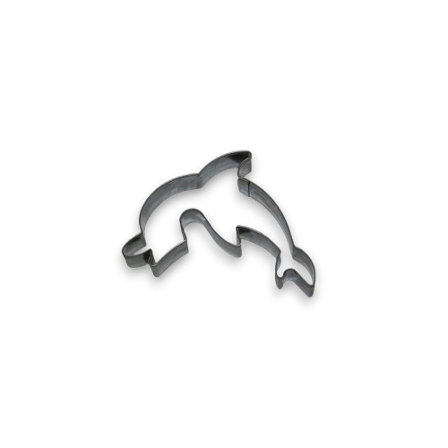 Stainless steel cookie cutter -Dolphin on a mug 7cm