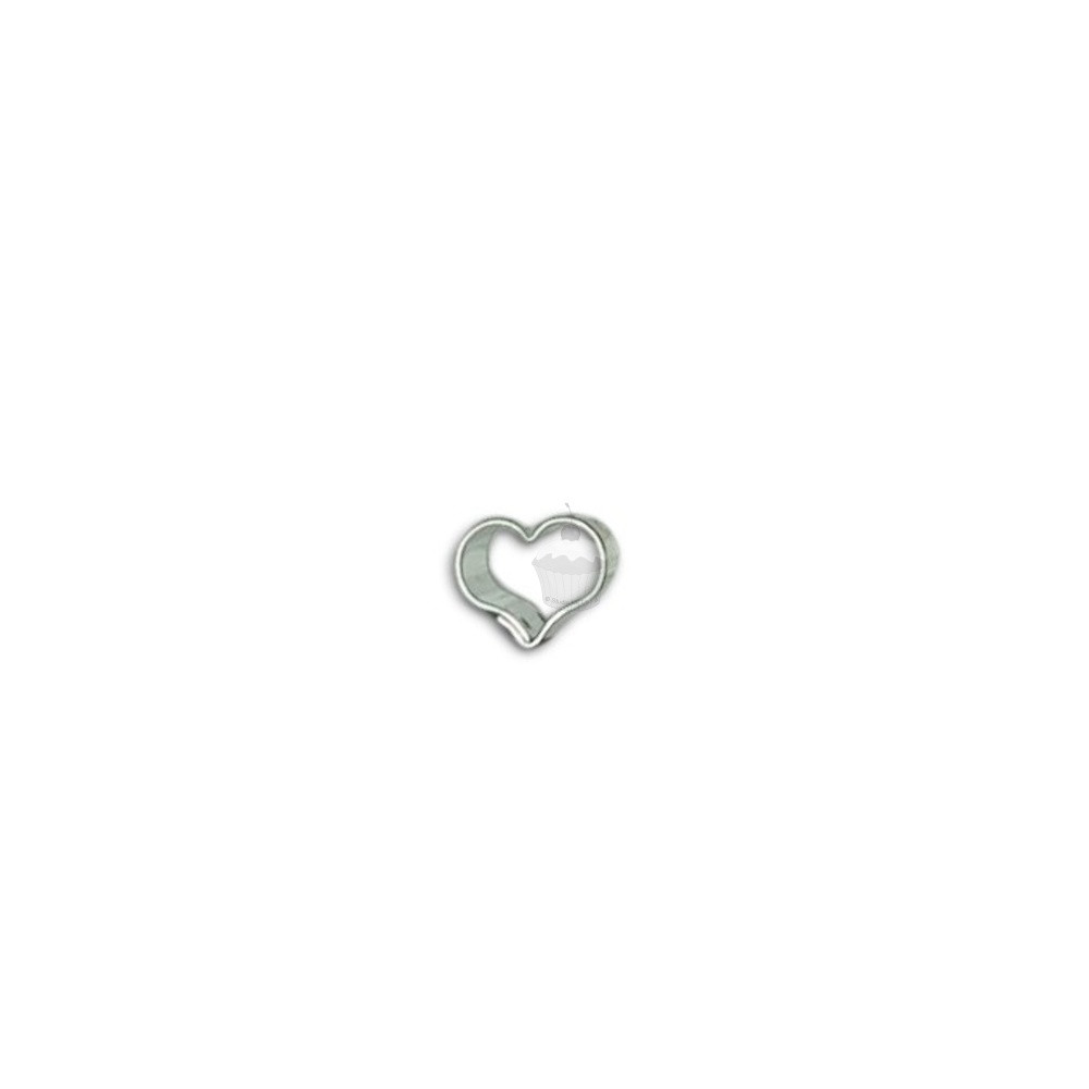 Cookie Cutter mini - heart curved 1cm