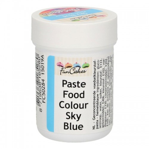 DISCOUNT: FunColours paste food colour - sky blue - cup 30g