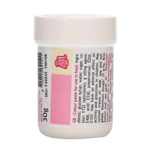 DISCOUNT: FunColours paste food colour - pink - cup 30g