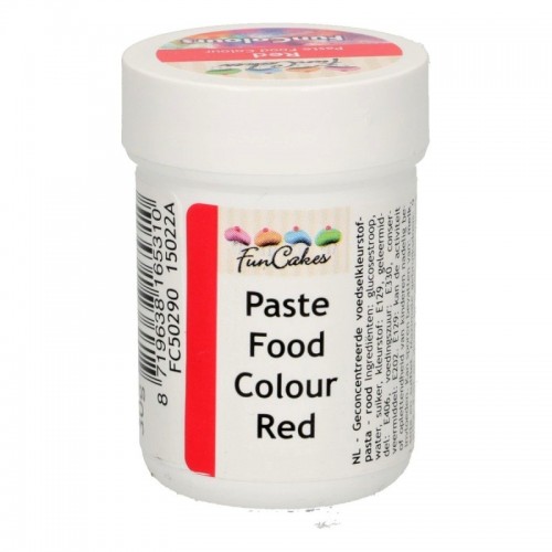 DISCOUNT: FunColours paste food colour - red - cup 30g