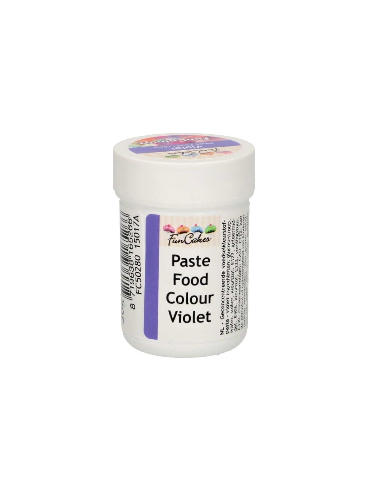 DISCOUNT: FunColours paste food colour - violet - cup 30g