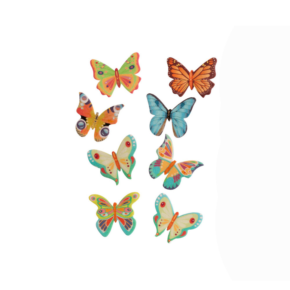 Dekora edible paper - butterflies 8pcs