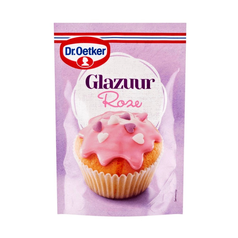 Dr. Oetker ružová poleva - 125 g.