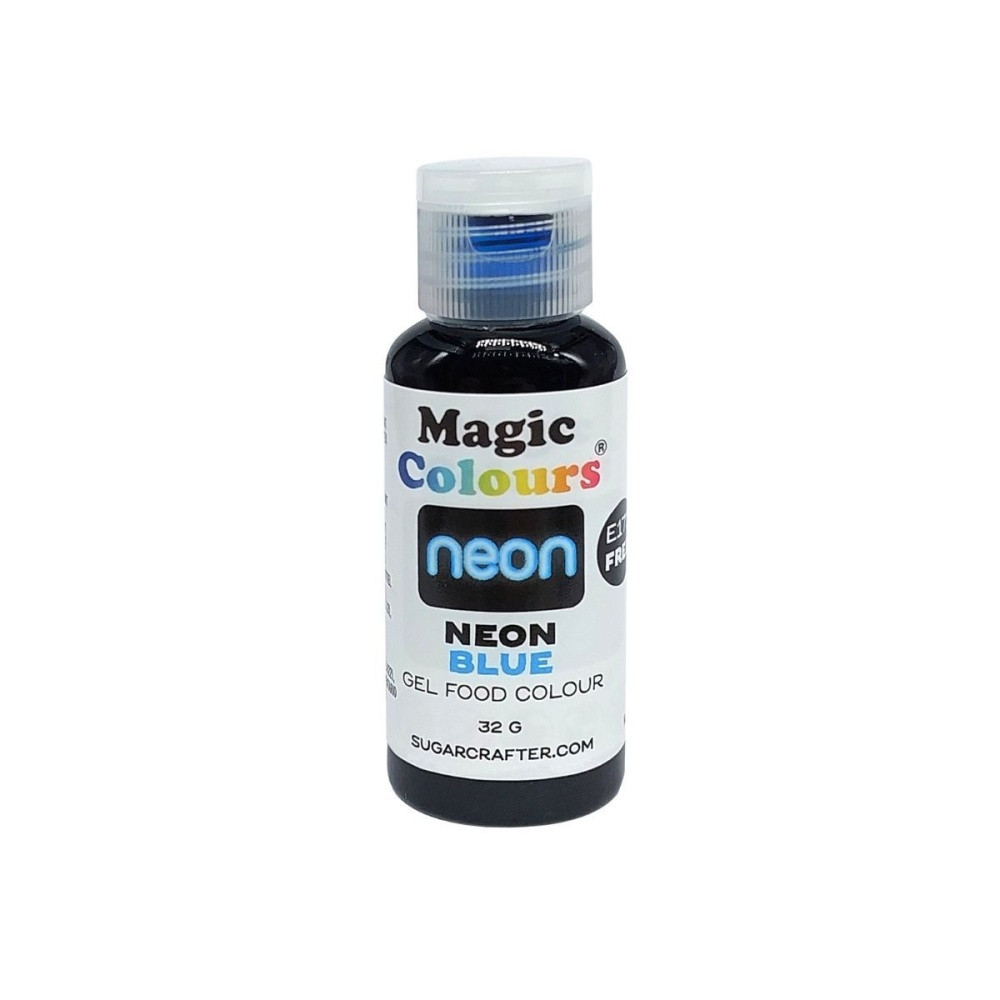 Magic Colours Kolor żelowy fluorescencyjny - Neon Blue - 32 g