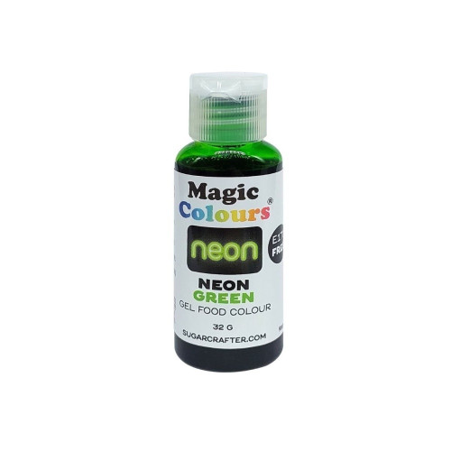 Magic Colours Żelowa farba neonowa - Neon Green - 32 g