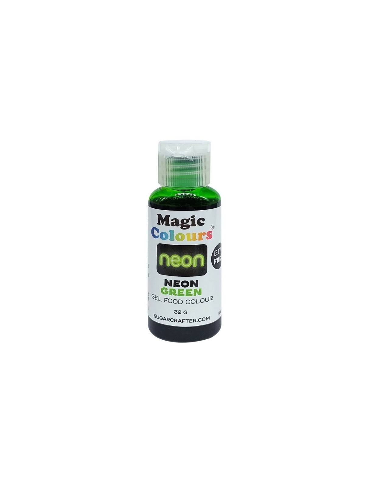 Magic Colours Żelowa farba neonowa - Neon Green - 32 g