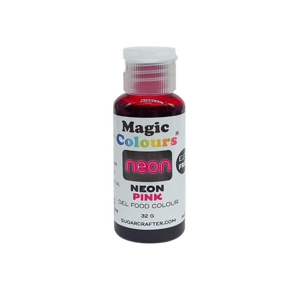 Magic Colours Żelowa farba neonowa - Neon Pink - 32 g