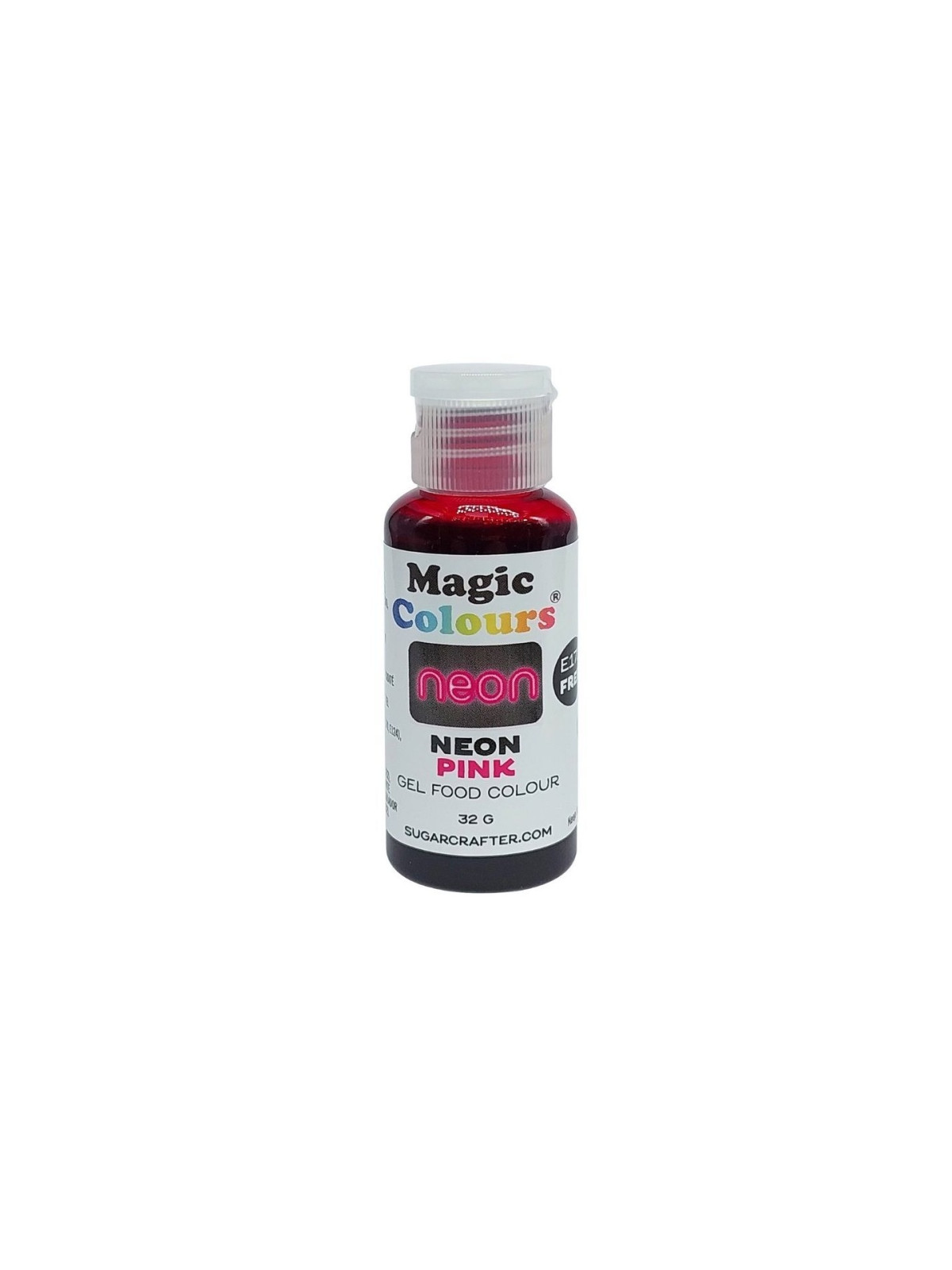 Magic Colours Żelowa farba neonowa - Neon Pink - 32 g