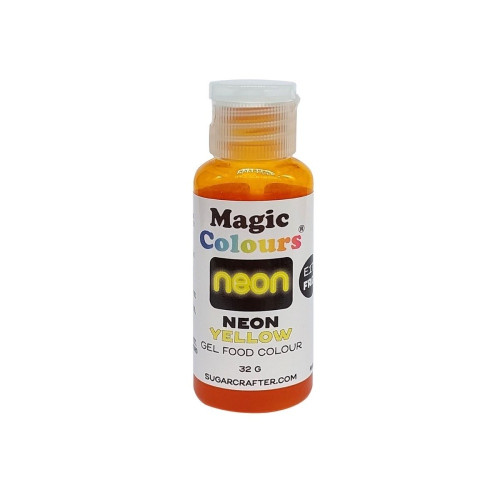 Magic Colours Neon Gel Color - Neon Yellow - 32 g