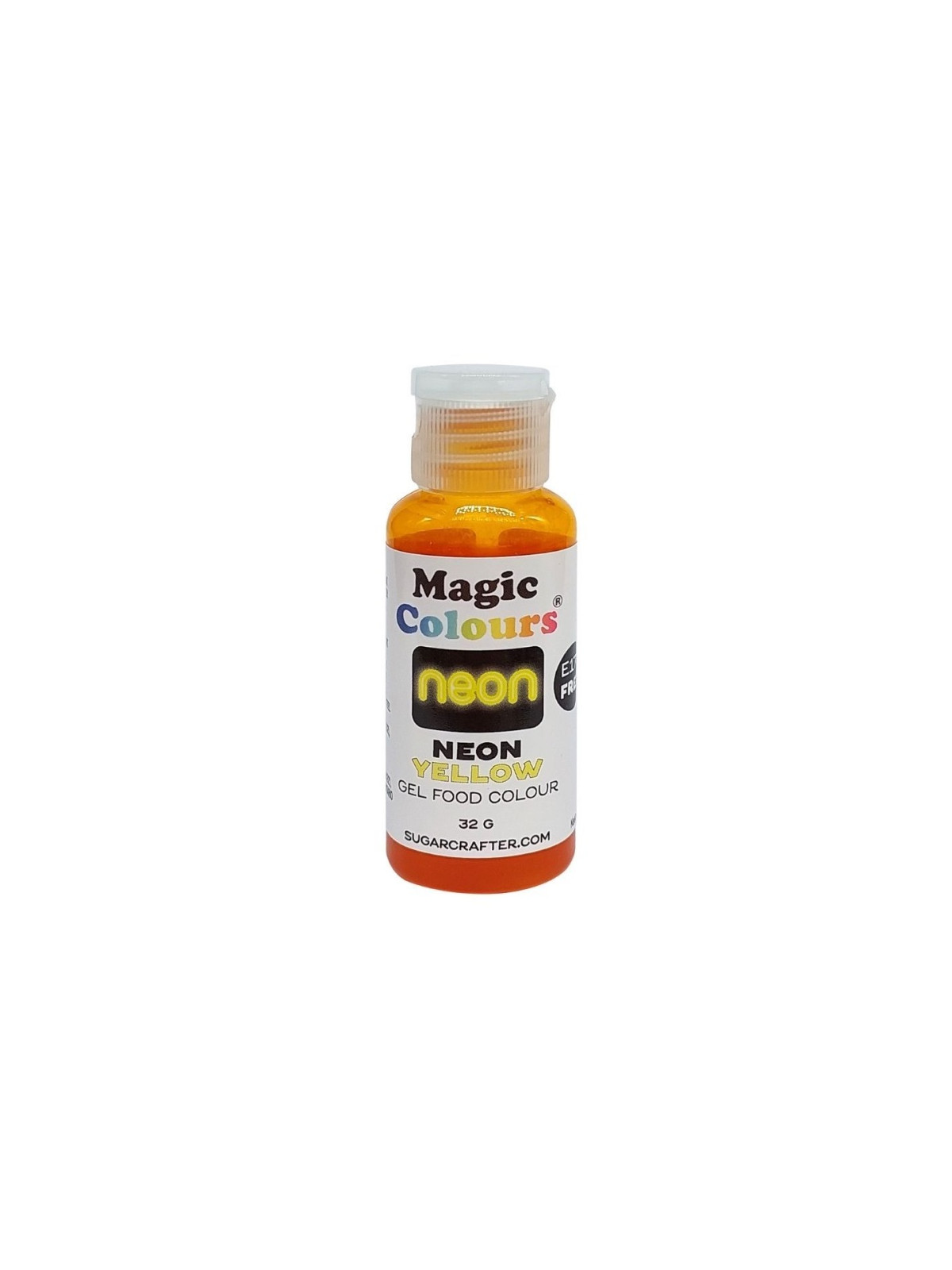 Magic Colours Neon Gel Colour - Neon Yellow - 32 g