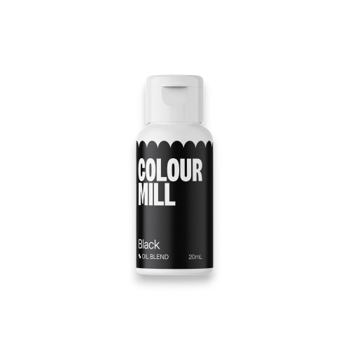 Mieszanka olejowa Colour Mill - Czarny - 20 ml