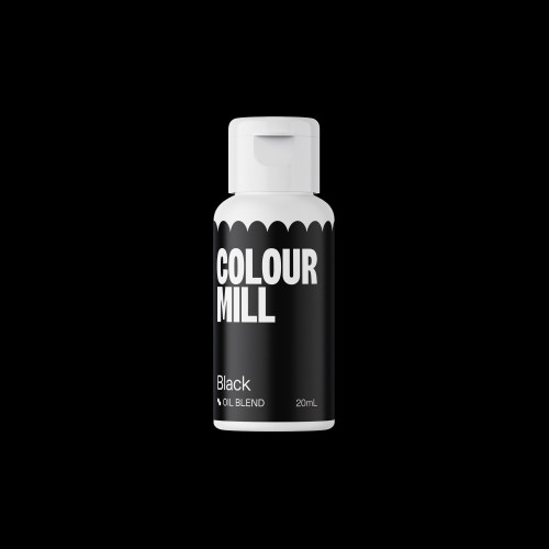 Mieszanka olejowa Colour Mill - Czarny - 20 ml