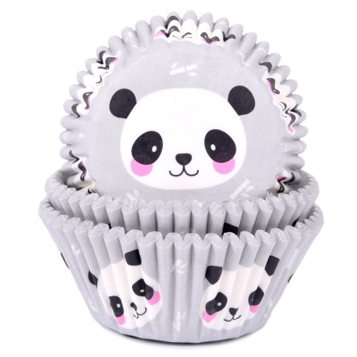 Koszyczki cukiernicze HoM - Panda - 50 szt.