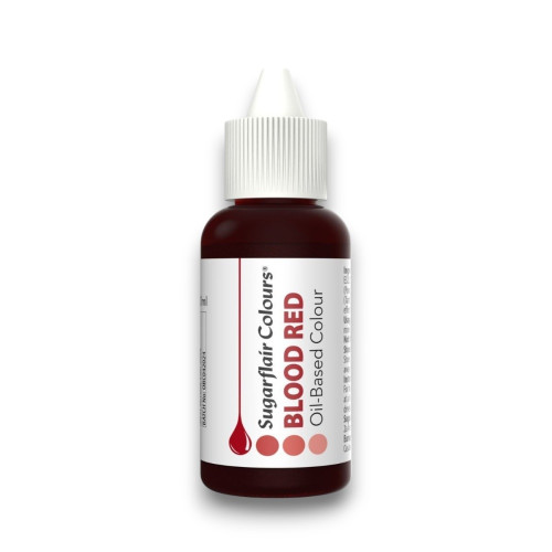 Sugarflair Oil Based colour - blood Red - 30 ml