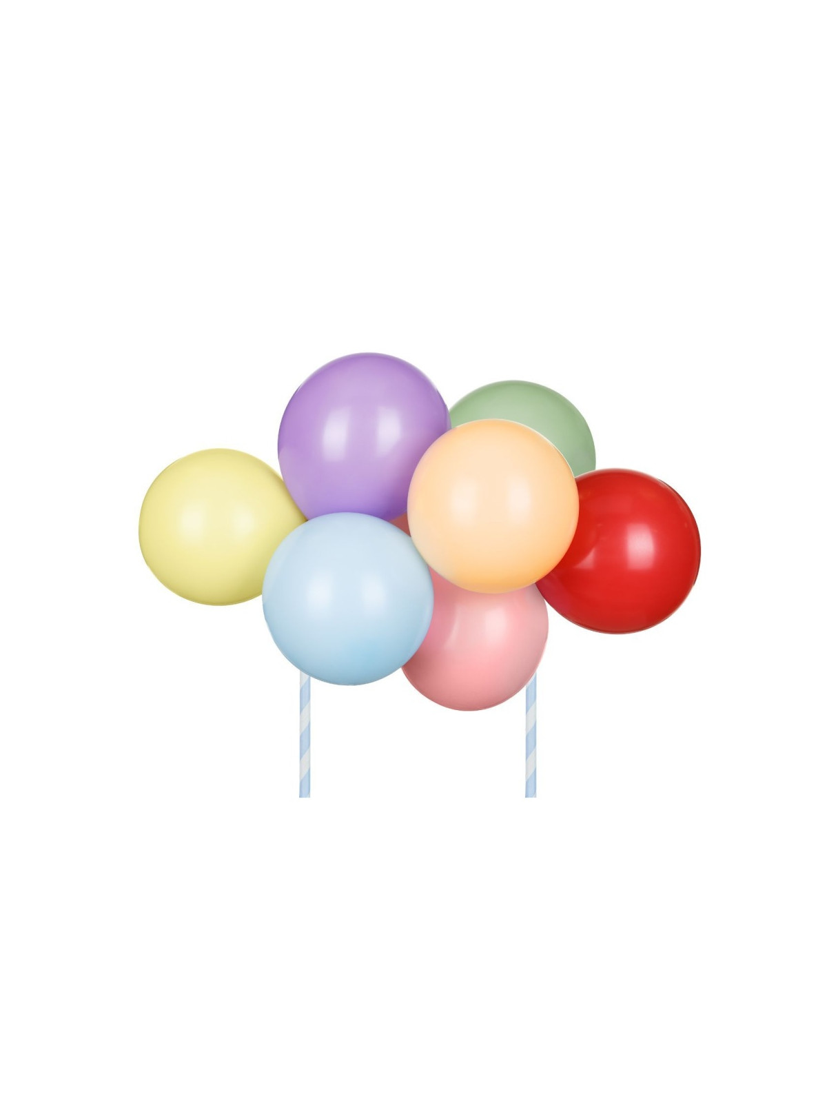 PartyDeco - cake topper - colorful balloons