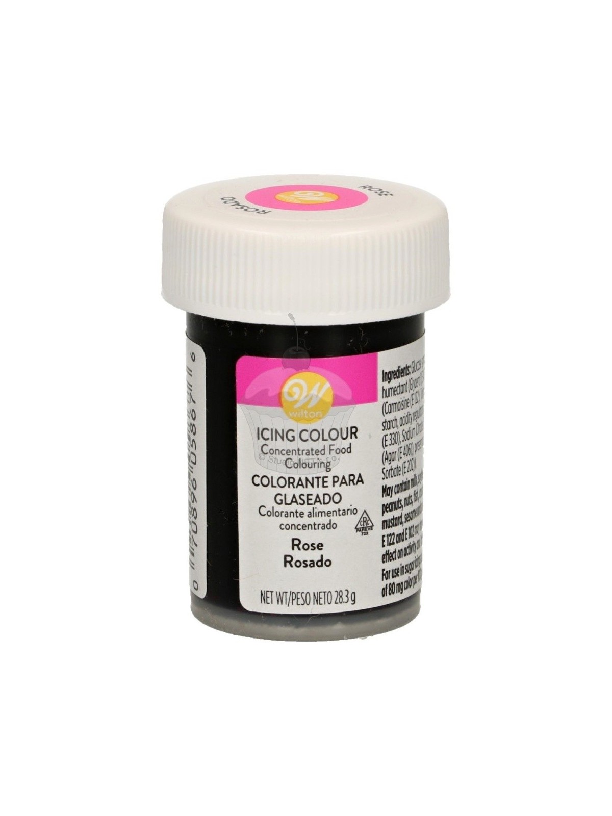 DISCOUNT: Wilton gel color Rose 28g - dark pink.