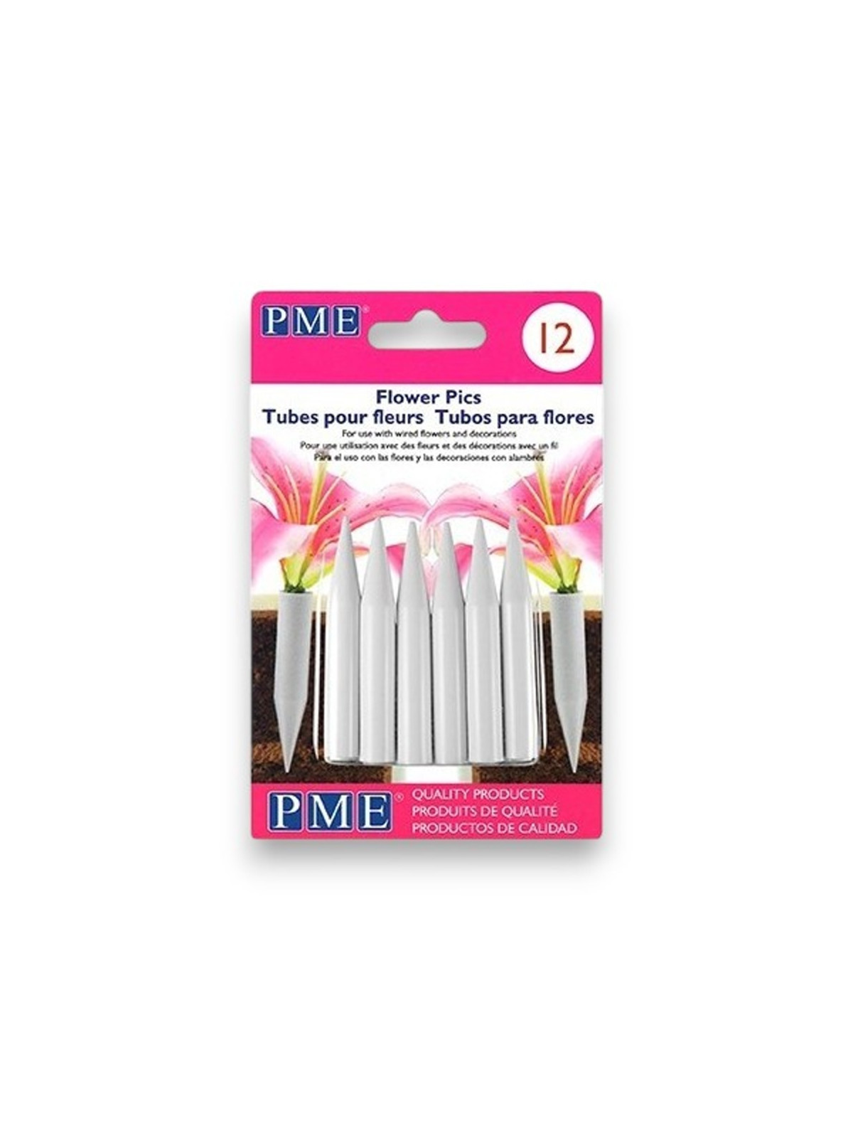 PME Flower Picks - Medium 12pcs