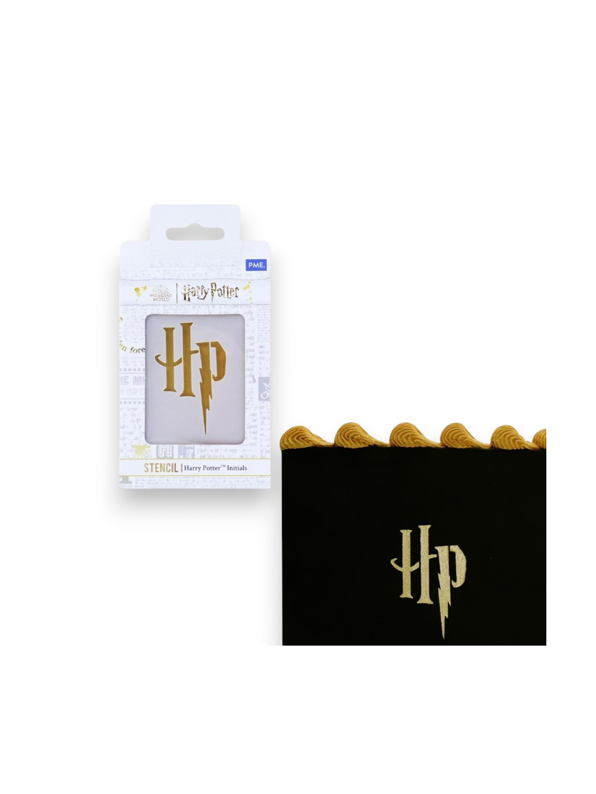 PME Stencil / Harry Potter Template - "HP" Logo - smaller