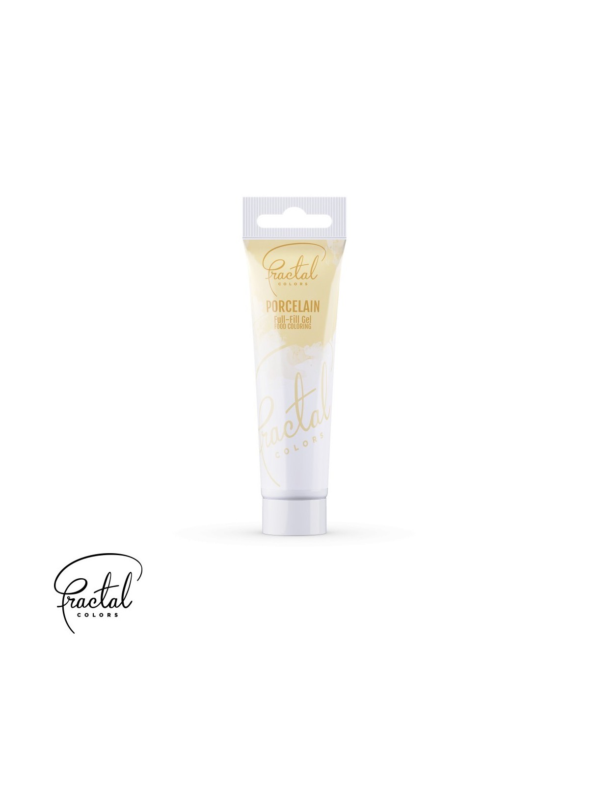 ZĽAVA: Fractal - gélová farba - Porcelain - 30g