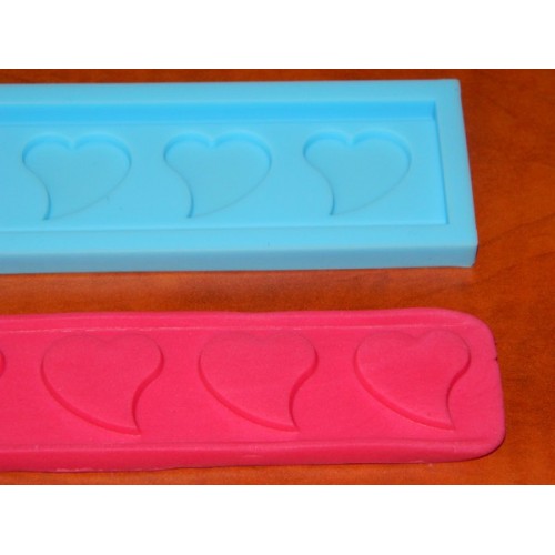 Silicone strip - hearts