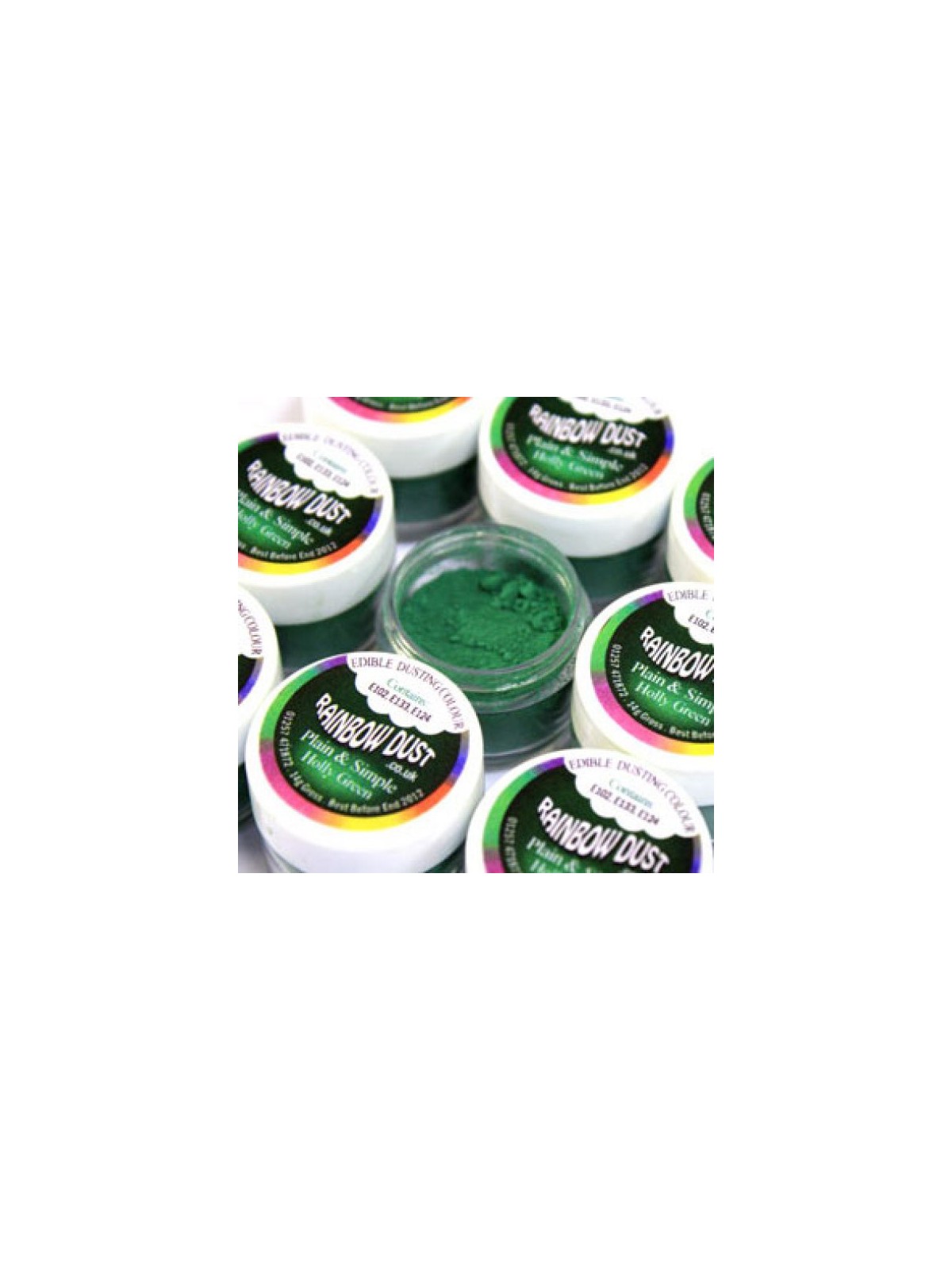 Dust color holly green Rainbow - Holly Green