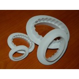 Cookie Cutters - sided Ovale