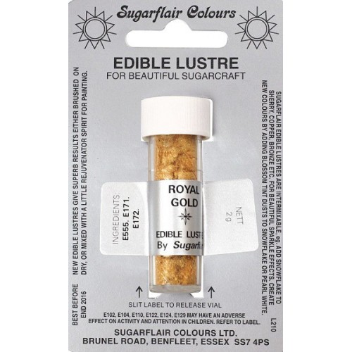 Sugarflair Puderperlglanzfarbe - Gold - Royal Gold 2g