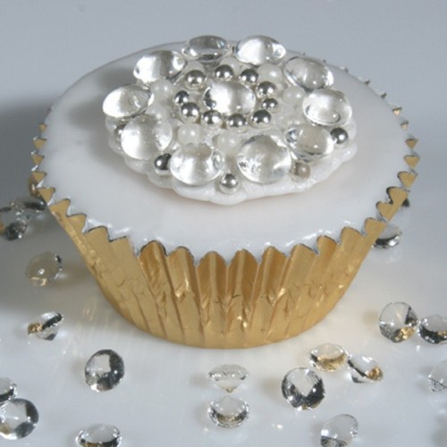 House of Cake - Průzračné jedlé želé diamanty 10mm