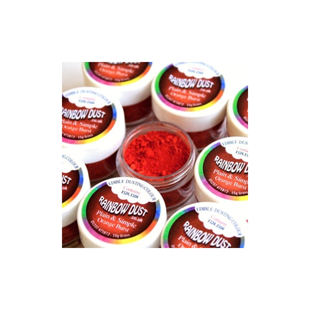 Rainbow Dust Powder Colour - Orange Burst 2.5g