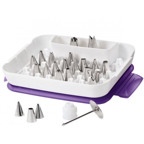 Wilton deluxe decorating tip set 22