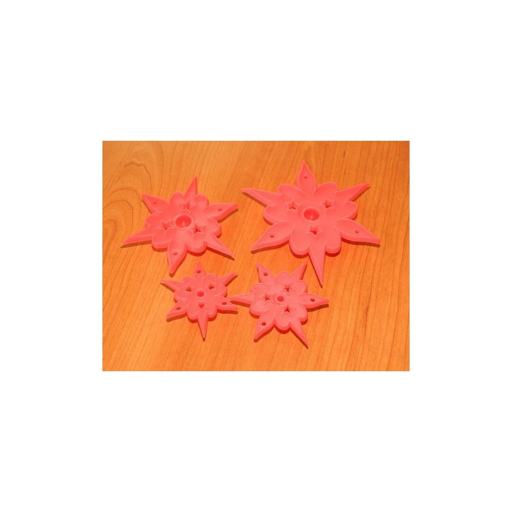 Set of cookie cutters - lace stars