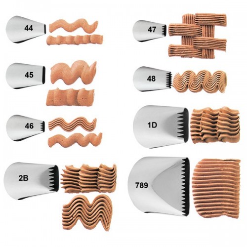 Wilton Drop Flower Decorating Tip - #47 Basket Weave