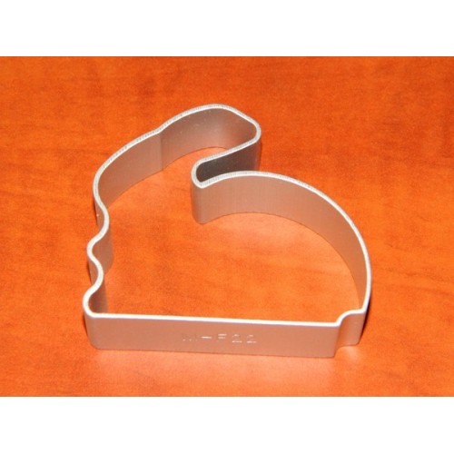 Metal cookie cutter bunny