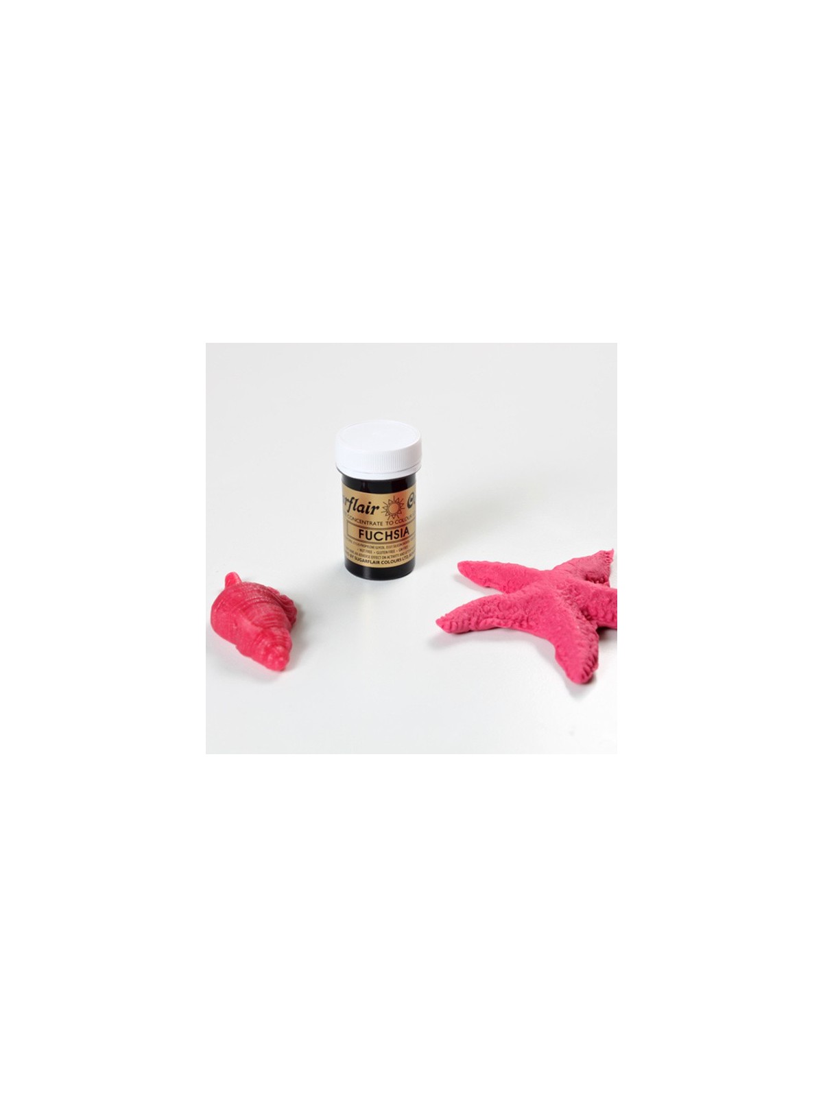 Sugarlair gelová farva - ružová - Fuchsie - 25g