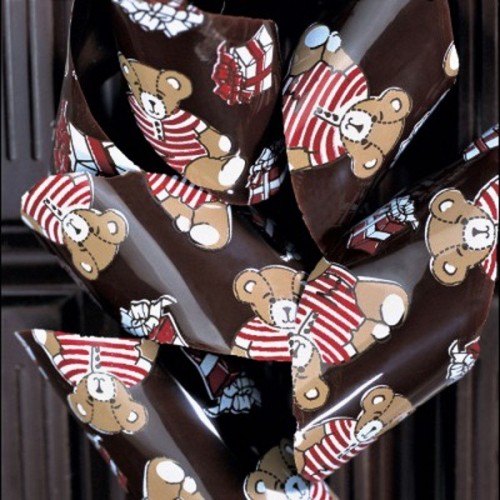 PCB-Transferfolie für Schokolade - Teddybär 40x25cm