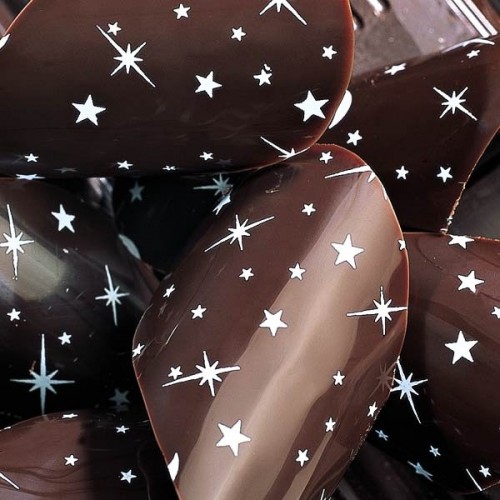 PCB Transfer folie na čokoládu Nočná obloha "Cristal"  40x25cm