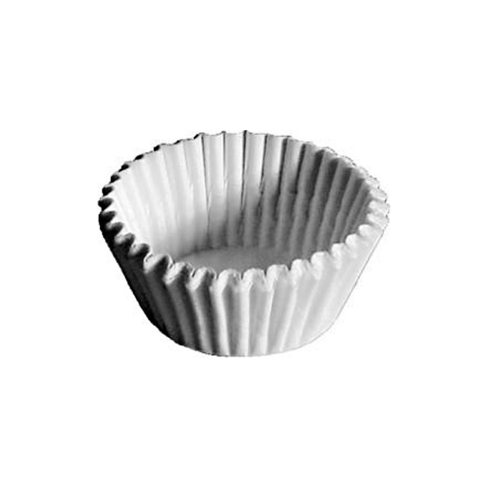 Pastry baskets 2.8 x 1.6cm mini - white - 100 pcs