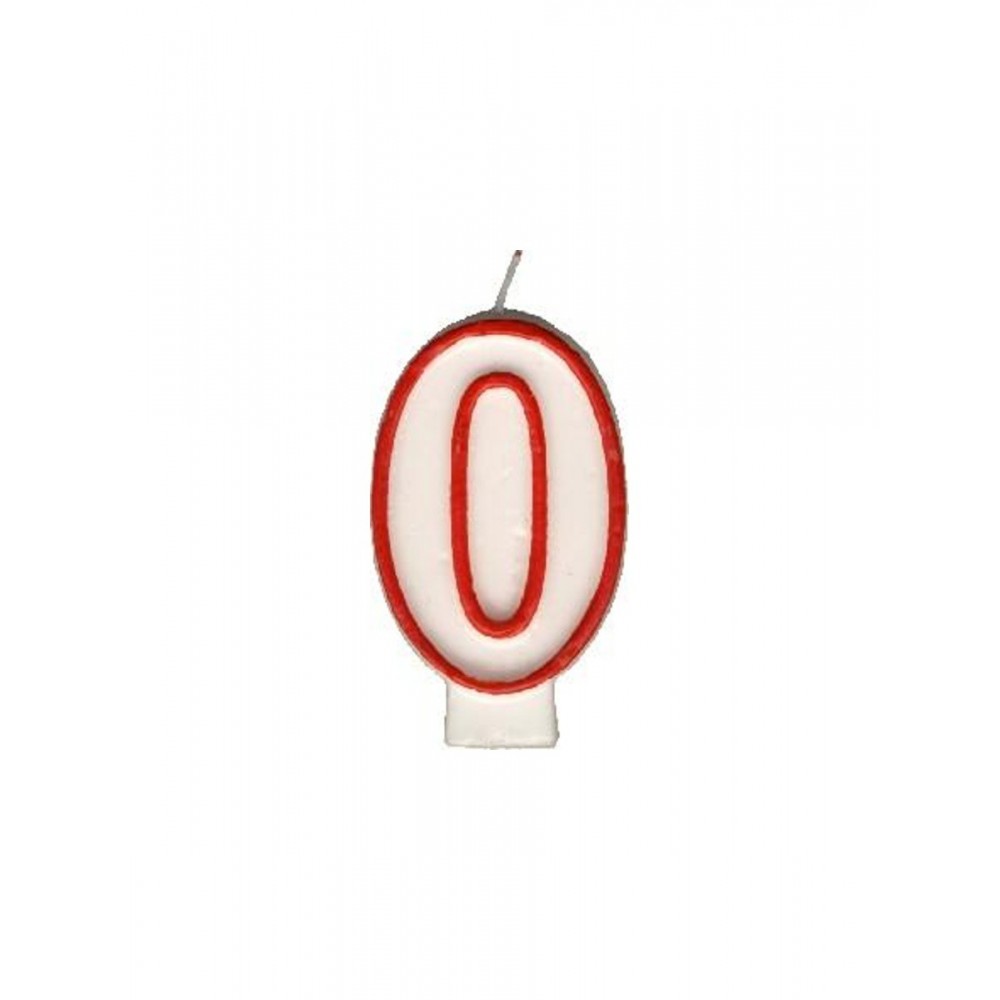 Party Numeral candle - 0