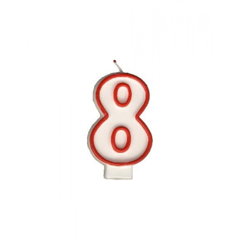 Party Numeral candle - 8